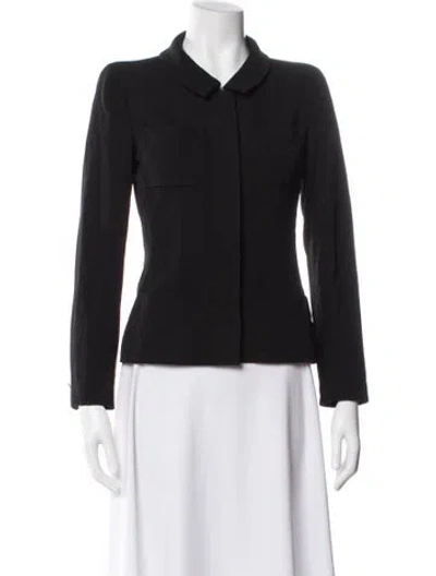 Pre-owned Chanel Vintage 2001 Blazer In Black