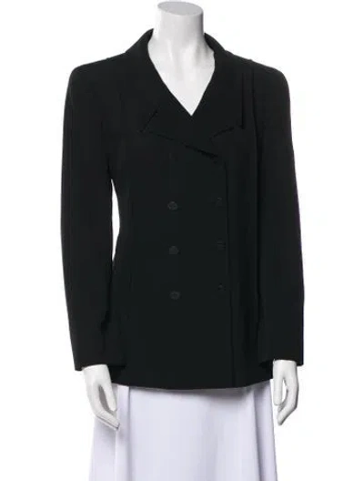 Pre-owned Chanel Vintage 2001 Blazer In Black