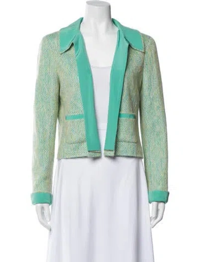 Pre-owned Chanel Vintage 2001 Blazer In Blue