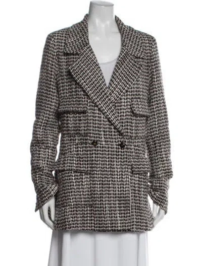 Pre-owned Chanel Vintage 2001 Blazer In Brown