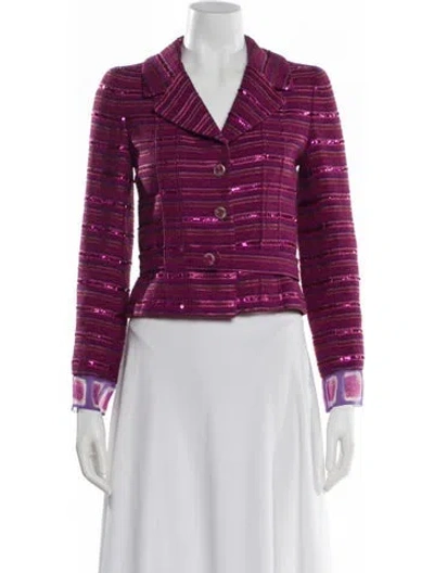 Pre-owned Chanel Vintage 2001 Blazer In Multi