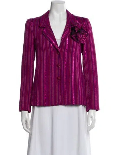 Pre-owned Chanel Vintage 2001 Blazer In Multi