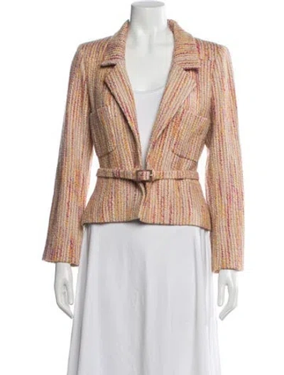 Pre-owned Chanel Vintage 2001 Blazer In Neutral