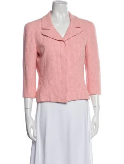 Pre-owned Chanel Vintage 2001 Blazer In Pink