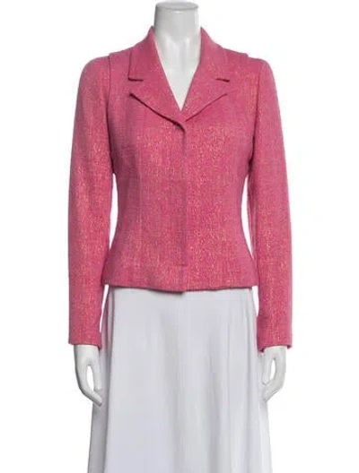 Pre-owned Chanel Vintage 2001 Blazer In Pink