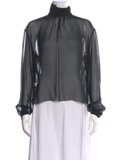 Pre-owned Chanel Vintage 2001 Blouse In Black