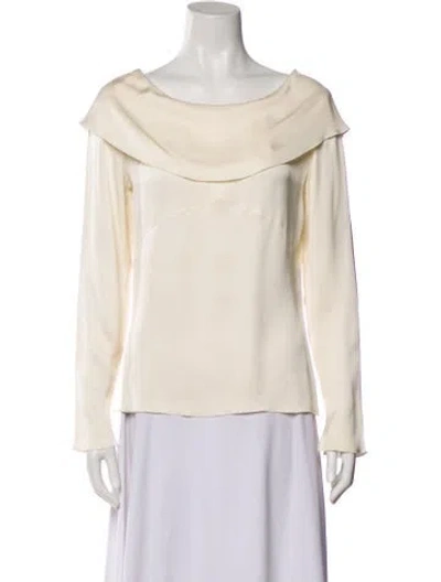 Pre-owned Chanel Vintage 2001 Blouse In Neutral