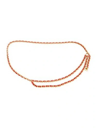 Pre-owned Chanel Vintage 2001 Chain-link Belt In Multi
