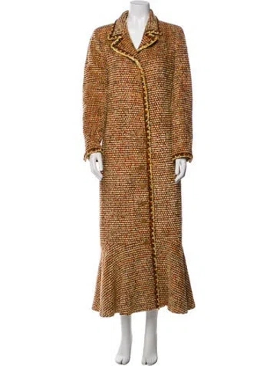 Pre-owned Chanel Vintage 2001 Coat In Neutral
