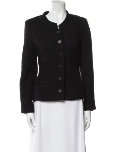 Pre-owned Chanel Vintage 2001 Evening Jacket In Black