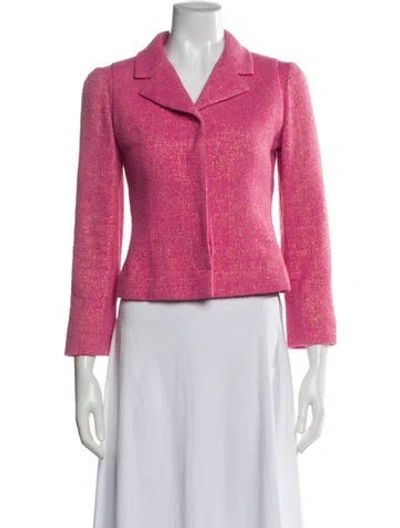 Pre-owned Chanel Vintage 2001 Evening Jacket In Pink