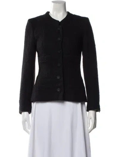 Pre-owned Chanel Vintage 2001 Jacket In Black
