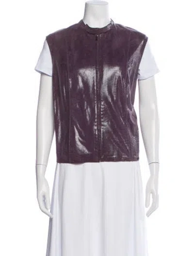 Pre-owned Chanel Vintage 2001 Jacket In Purple