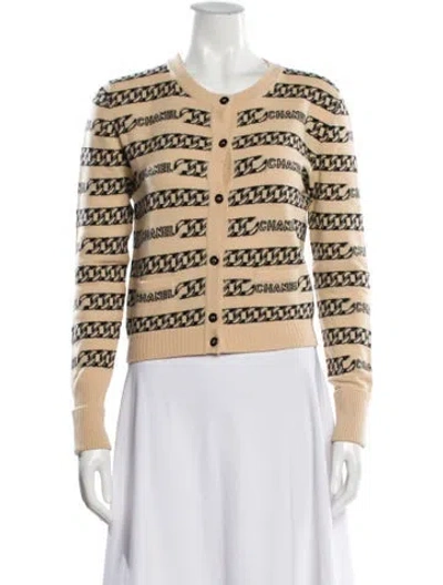 Pre-owned Chanel Vintage 2001 Sweater In Neutral