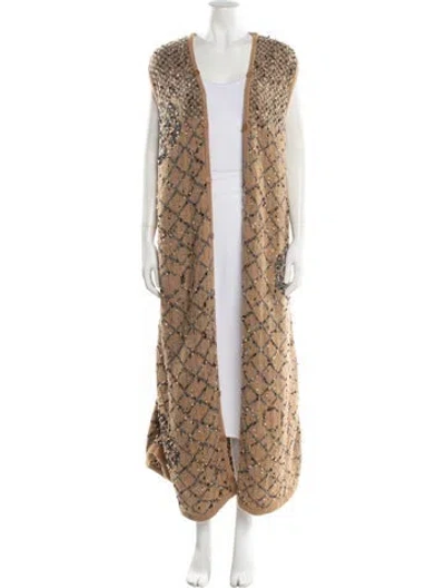 Pre-owned Chanel Vintage 2001 Sweater In Neutral