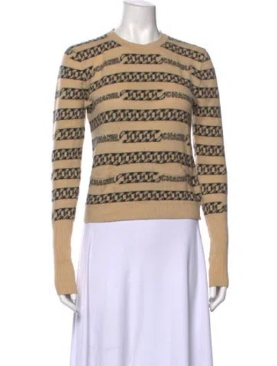 Pre-owned Chanel Vintage 2001 Sweater In Neutral