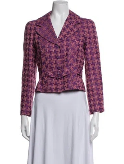 Pre-owned Chanel Vintage 2001 Sweater In Purple