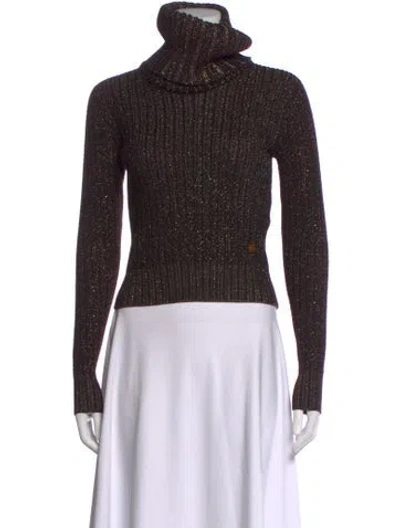 Pre-owned Chanel Vintage 2001 Sweater In Purple