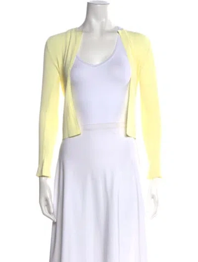 Pre-owned Chanel Vintage 2001 Sweater In Yellow