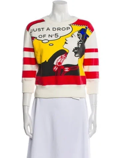 Pre-owned Chanel Vintage 2001 Sweatshirt In Red