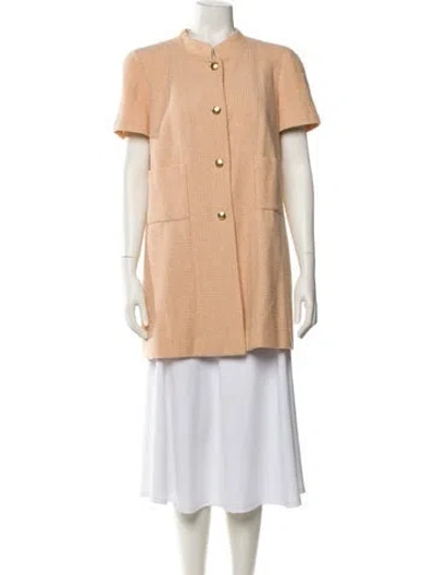 Pre-owned Chanel Vintage 2001 Vest In Orange