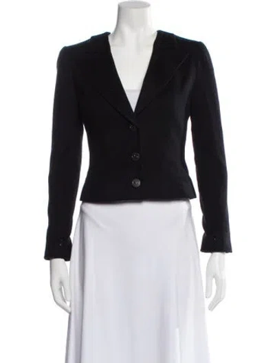 Pre-owned Chanel Vintage 2002 Blazer In Black