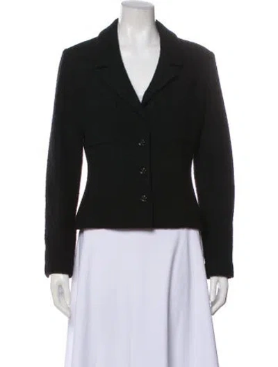 Pre-owned Chanel Vintage 2002 Blazer In Black