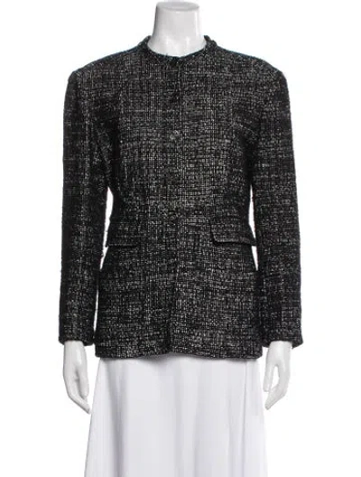 Pre-owned Chanel Vintage 2002 Blazer In Black
