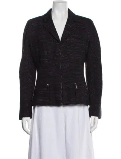 Pre-owned Chanel Vintage 2002 Blazer In Blue