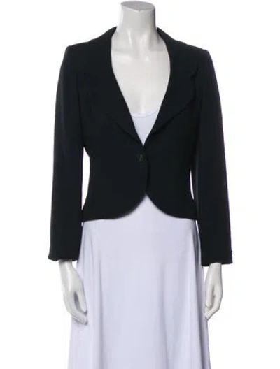 Pre-owned Chanel Vintage 2002 Blazer In Blue