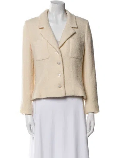 Pre-owned Chanel Vintage 2002 Blazer In Neutral