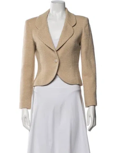 Pre-owned Chanel Vintage 2002 Blazer In Neutrals