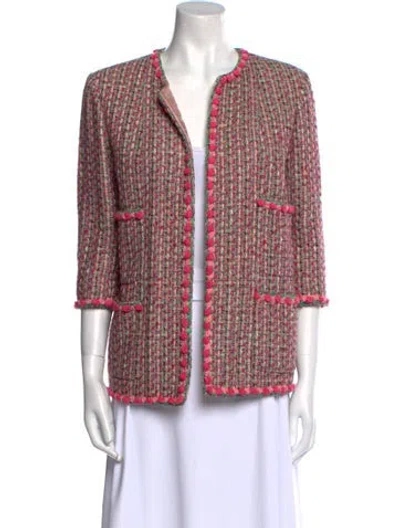Pre-owned Chanel Vintage 2002 Blazer In Pink