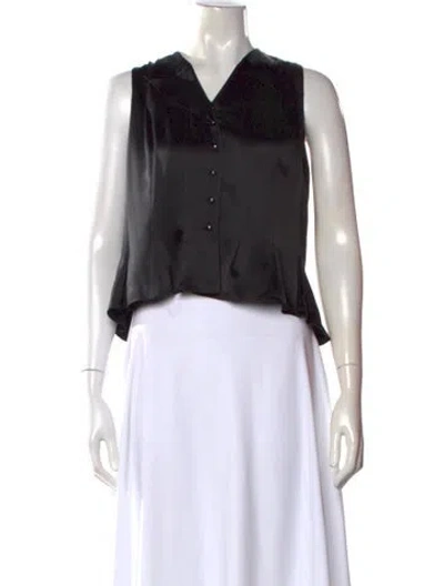 Pre-owned Chanel Vintage 2002 Blouse In Black