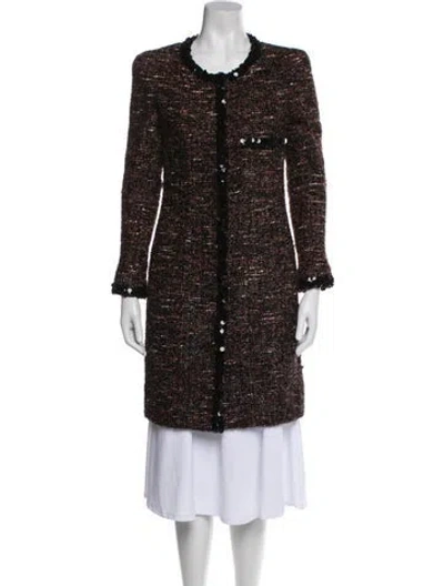 Pre-owned Chanel Vintage 2002 Coat In Black