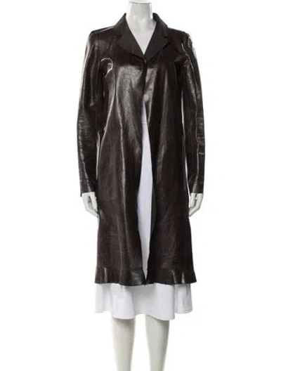 Pre-owned Chanel Vintage 2002 Coat In Brown