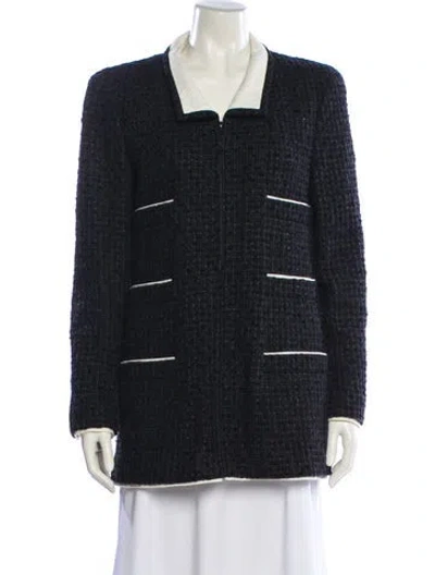Pre-owned Chanel Vintage 2002 Evening Jacket In Black