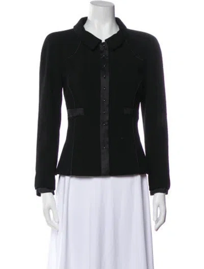 Pre-owned Chanel Vintage 2002 Evening Jacket In Black
