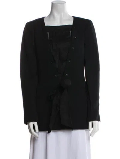 Pre-owned Chanel Vintage 2002 Evening Jacket In Black