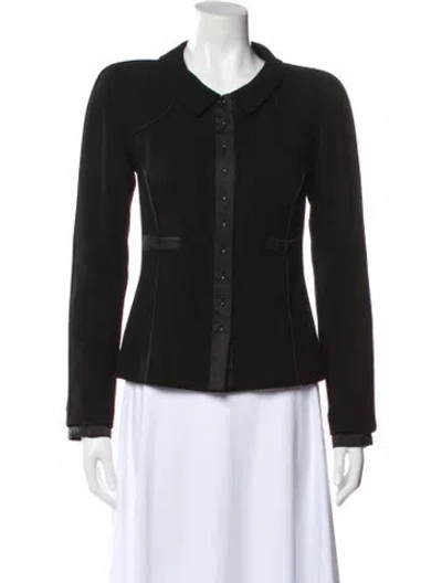 Pre-owned Chanel Vintage 2002 Evening Jacket In Black
