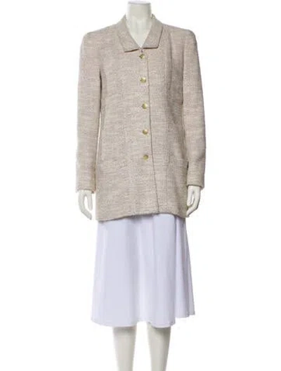 Pre-owned Chanel Vintage 2002 Evening Jacket In Neutral