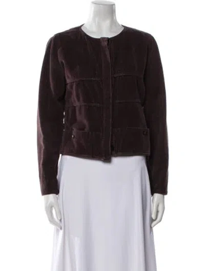 Pre-owned Chanel Vintage 2002 Evening Jacket In Purple