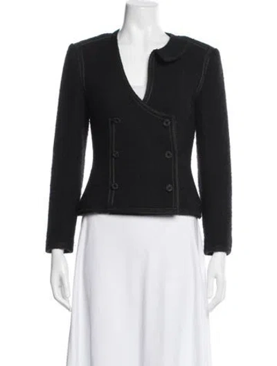 Pre-owned Chanel Vintage 2002 Jacket In Blue
