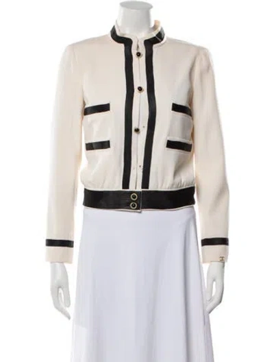 Pre-owned Chanel Vintage 2002 Jacket In Neutrals