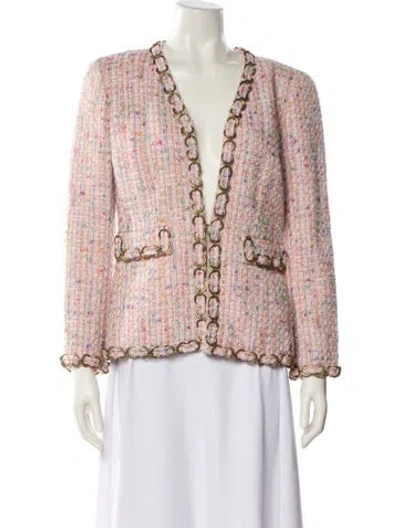 Pre-owned Chanel Vintage 2002 Jacket In Pink