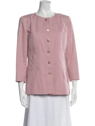 Pre-owned Chanel Vintage 2002 Jacket In Pink