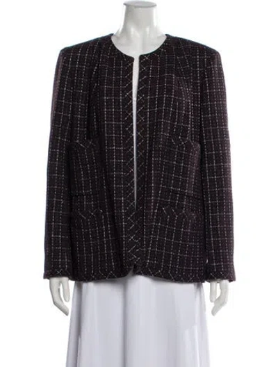Pre-owned Chanel Vintage 2002 Jacket In Purple