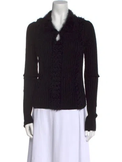 Pre-owned Chanel Vintage 2002 Sweater In Black