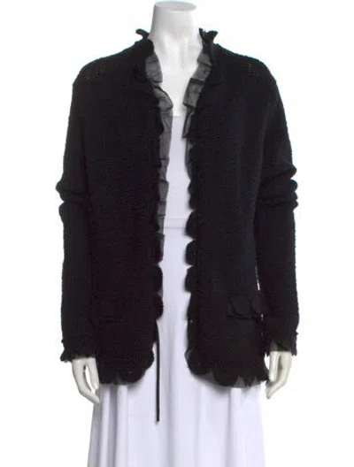 Pre-owned Chanel Vintage 2002 Sweater In Black