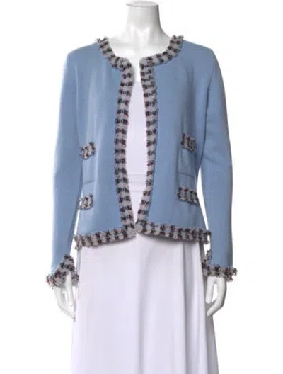 Pre-owned Chanel Vintage 2002 Sweater In Blue